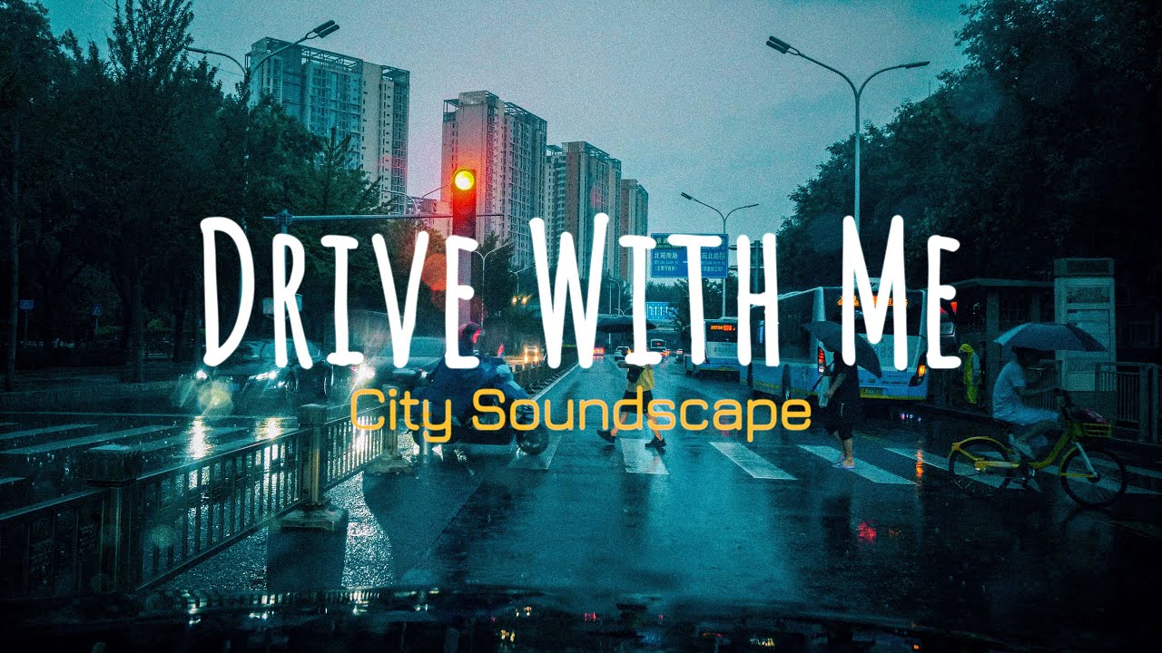 Sleepless Driver Rainy Day Driving - Natural rain sounds