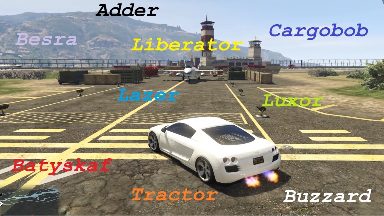 GTA 5 - 15 Unique Car Locations /  Unikalne Pojazdy MAPA GTA V