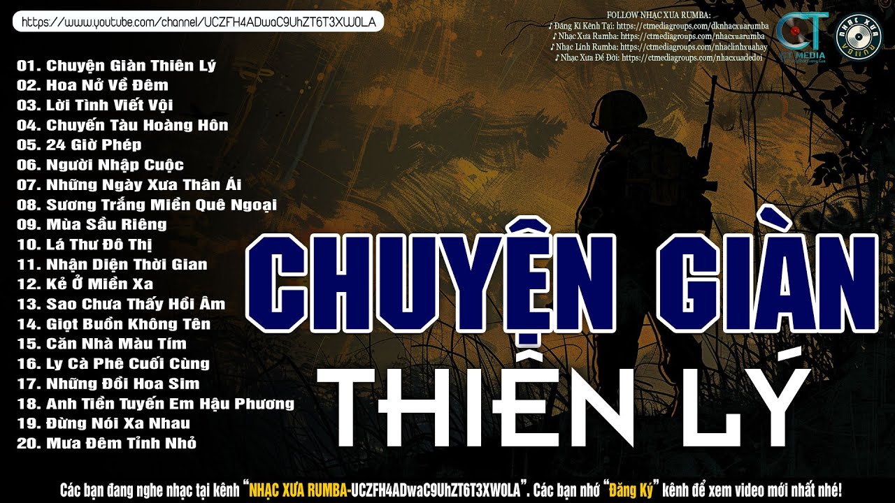 Nhạc Xưa Rumba Hiếm Có Vô Cùng | CHUYỆN GIÀN THIÊN LÝ, Lk Nhạc Lính Xưa 1975 Bất Hủ Vượt Thời Gian