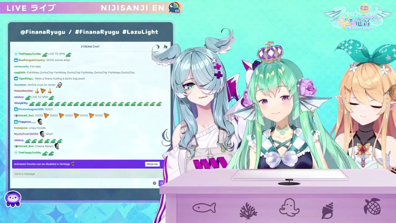 Pomu goes away, leaving Finana and Elira alone | [Nijisanji EN]