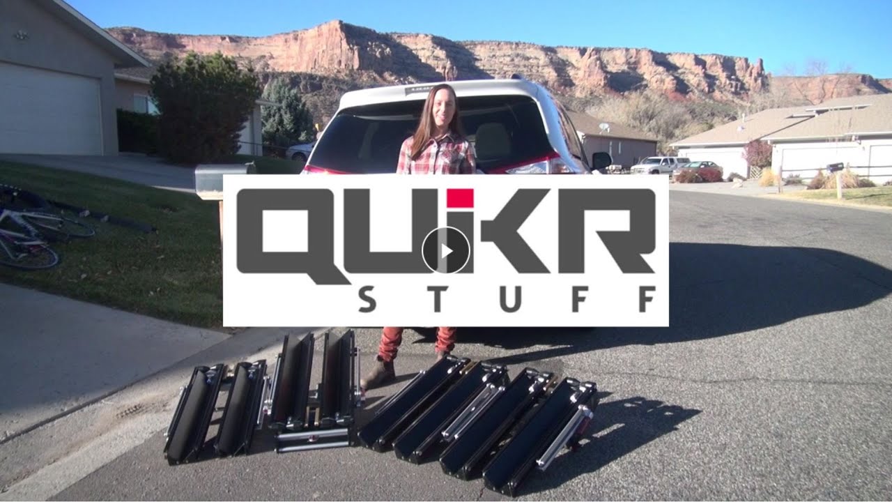 Fastest, no-tools bike rack by inventor of the original Quik Rack