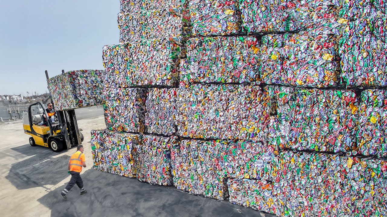 How They Recycle Millions of Used Soda Cans Every Day