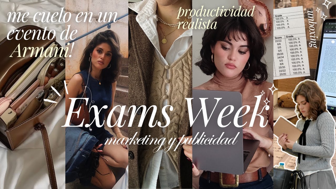 Me cuelo en un evento de Armani en mitad de exámenes/ Sobreviviendo a los exámenes💻👩🏻‍🎓