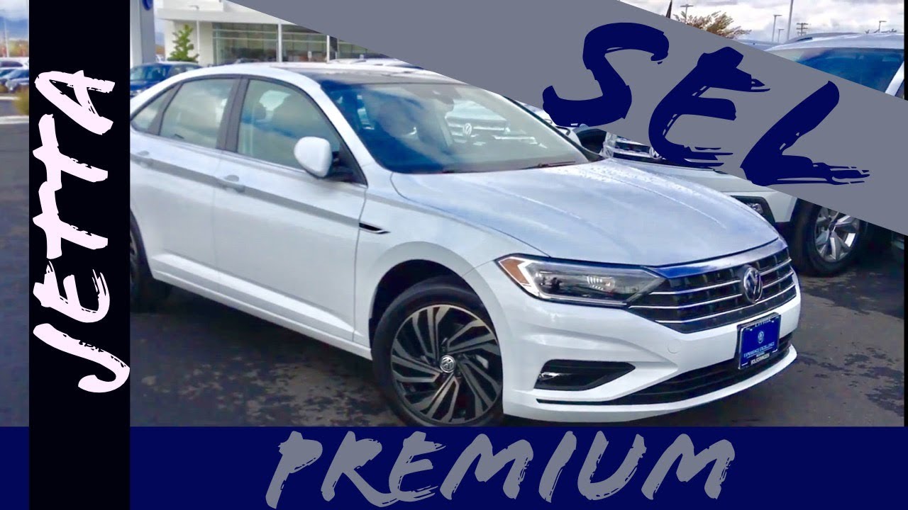2019 SEL Premium Jetta in Pure White
