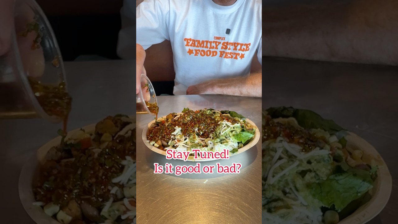 🔥 Chipotle&rsquo;s NEW Red Chimichurri Sauce Taste Test 🌶️ Fire or Flop?