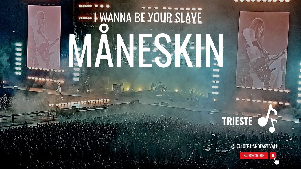 M&aring;neskin made a spectacle | I Wanna Be Your Slave | Live @Trieste 2023