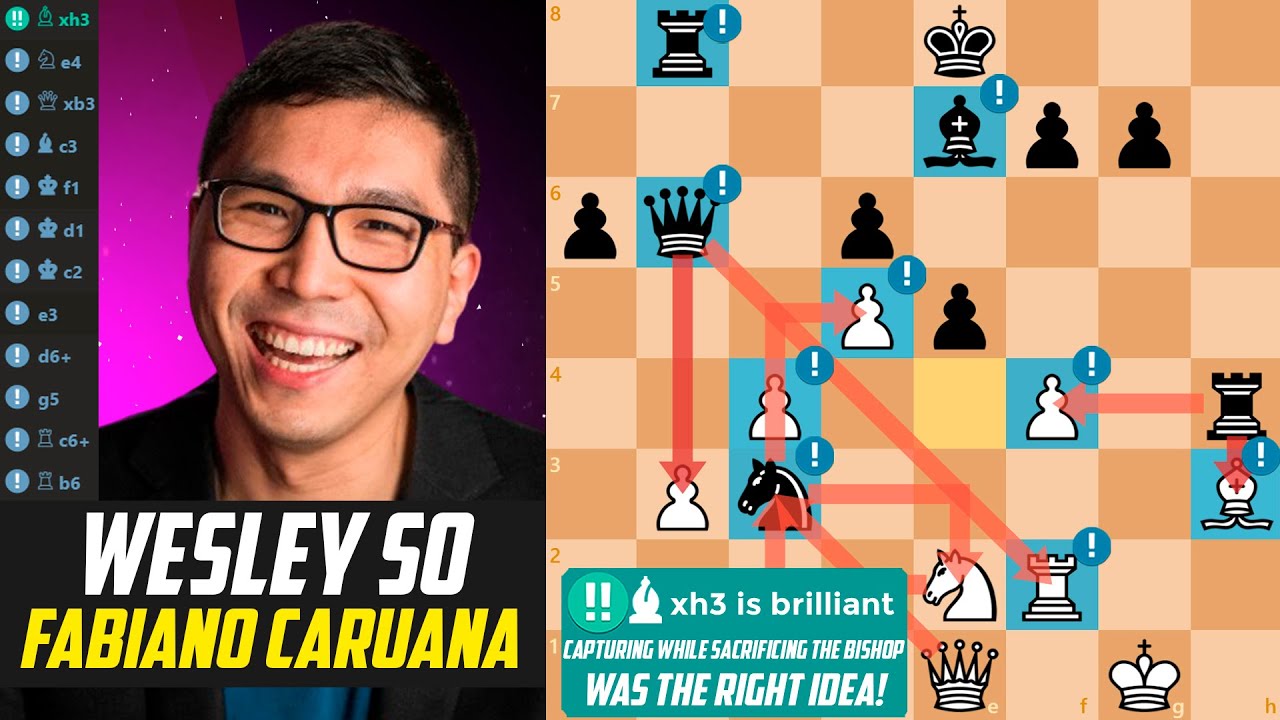 ♟️ Wesley So STUNS Fabiano Caruana! [Stockfish 17]