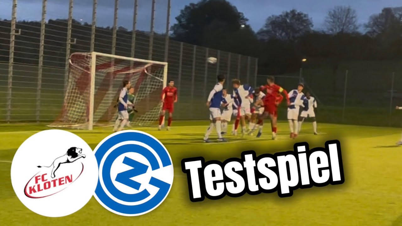 FC Kloten vs. GCZ U17 | Testspiel | Ich supporte meinen Cousin vom FC Kloten | Stadionvlog #14
