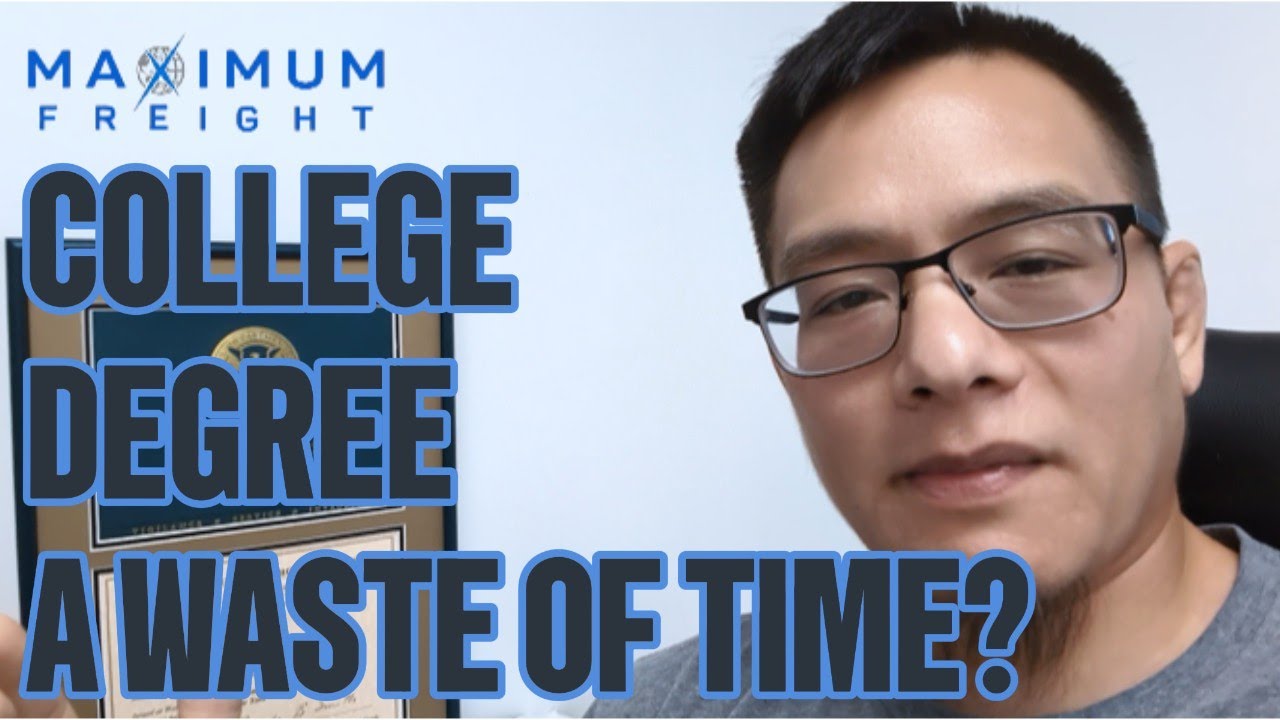 Is Your College Degree Worthless in Logistics?  Experience over education!