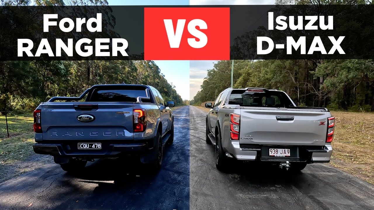 Drag Race: 2024 Ford Ranger vs Isuzu D-Max – 0-100 & comparison