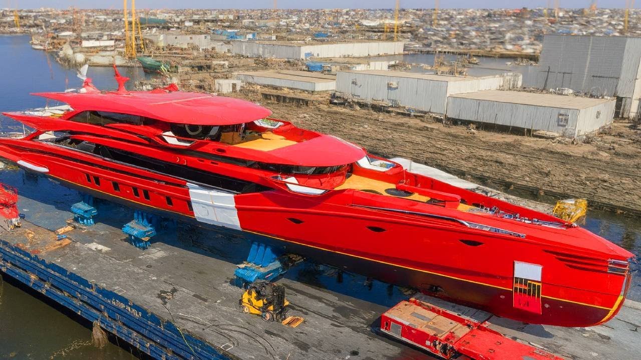 The INSANE Factory where Super Yachts are made!