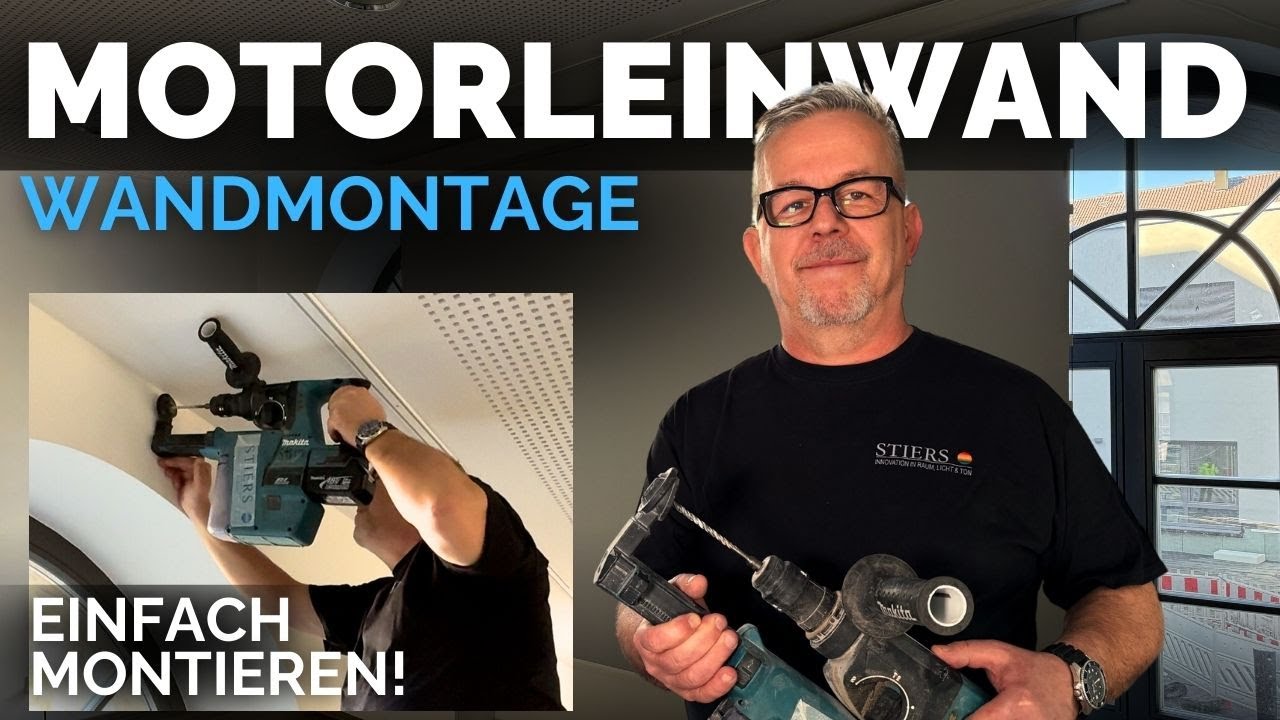Motorleinwand Wandmontage - Profi Tipps für die Wandinstallation