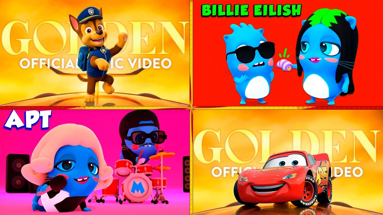 PAW PATROL🆚MOONİESBAD GUY🆚MOONİESAPT🆚LİGHTİNG MQCUEEN GOLDEN MEGA BATTLE#33