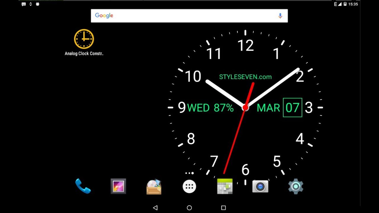 Analog Clock Live Wallpaper-7