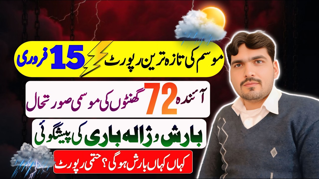 Weather Update Today Pakistan | Tomorrow Weather Pakistan | Punjab Rain Forecast & Wind Speed Update