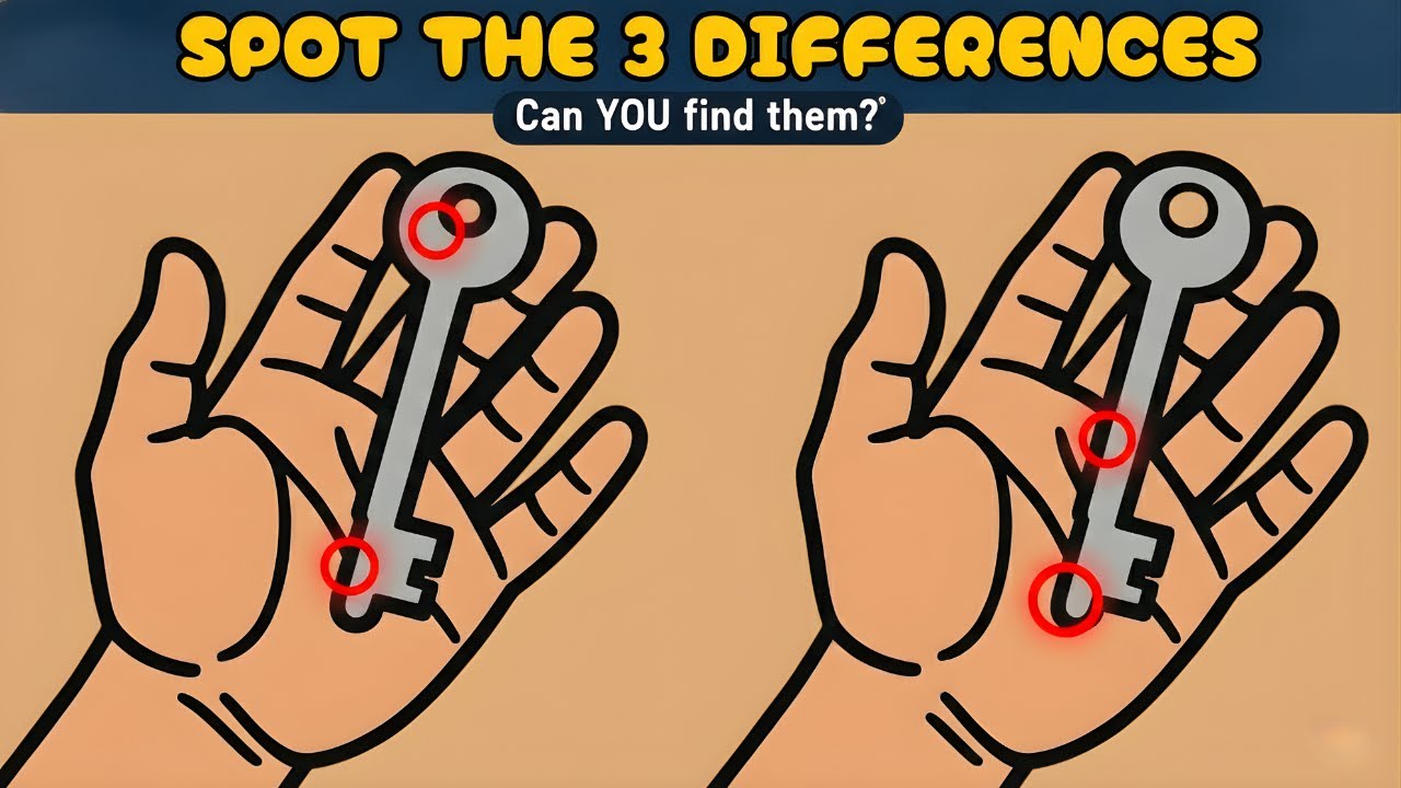 Spot the 3 Differences 🔍 | Only 3% Can Find Them All! | Brain Challenge