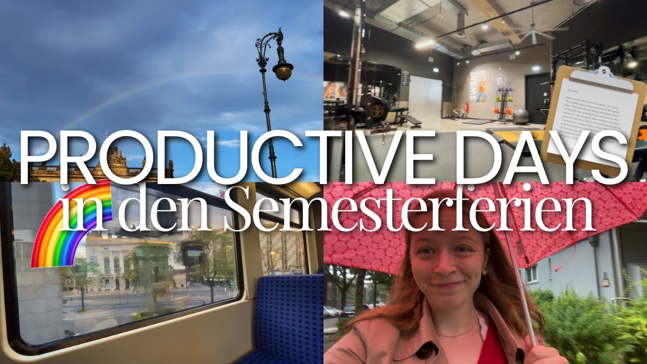 PRODUKTIVE TAGE in den Semesterferien | Vlog | Marlenes Mind