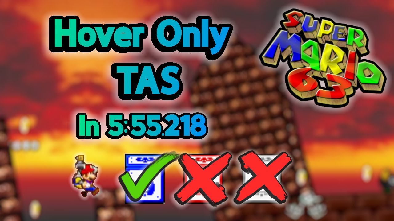 [TAS] Super Mario 63 Any% (Hover FLUDD Only) in: 5:55.218