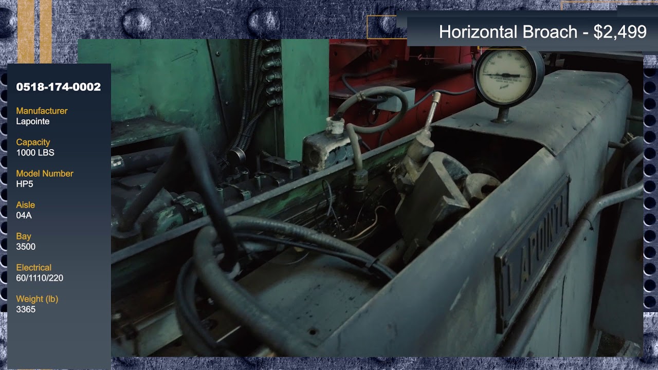 LaPointe Horizontal Broach 05181740002