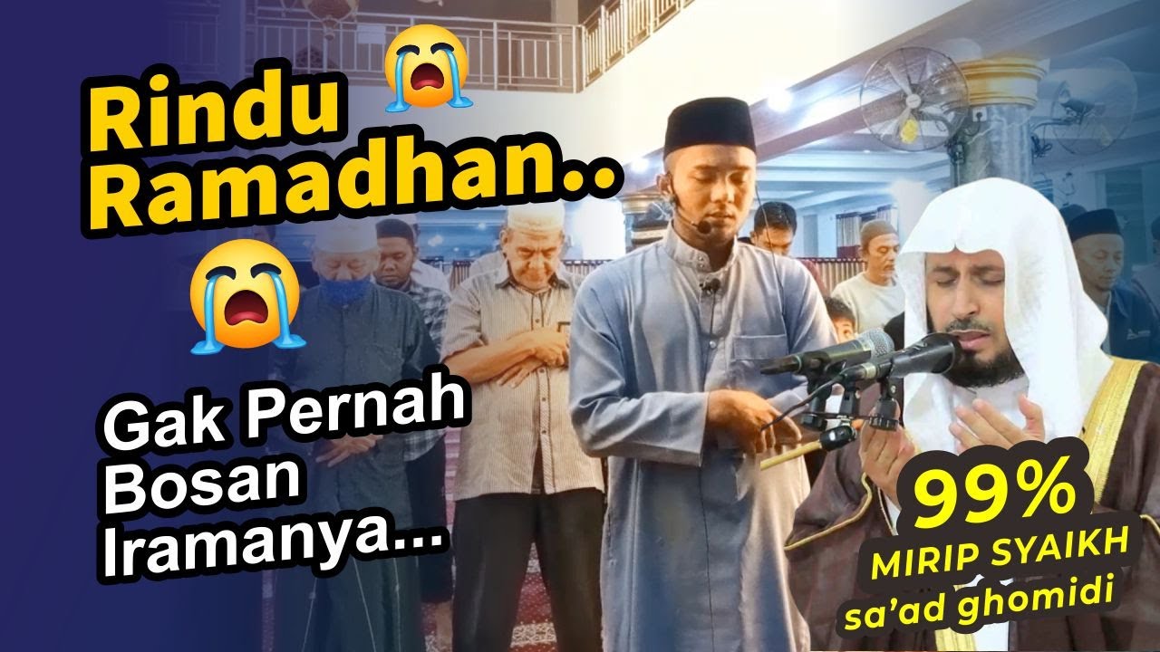 Imam Sholat Syahdu ! Al Baqoroh 182 ayat bikin Rindu Bulan Ramadhan