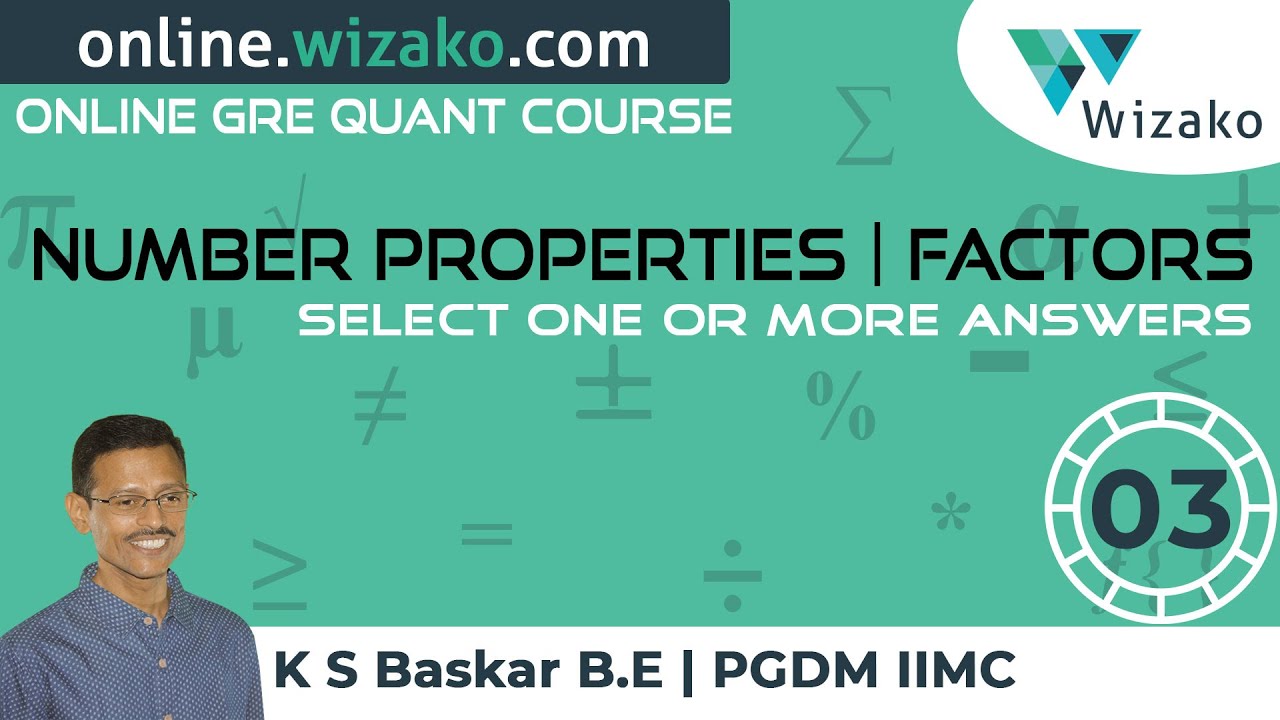 GRE® Select One or More Answers Practice Question | Number Properties | Factors | HCF