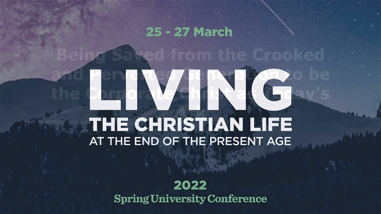 Session 4   Being Saved From the Crooked and Perverted Generation to be the Corporate Christ as Toda