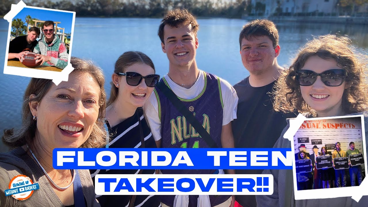 FLORIDA TEEN TAKEOVER 🌟  Home Exchange Heaven & First Love Reveal! | Growing Up Without Borders