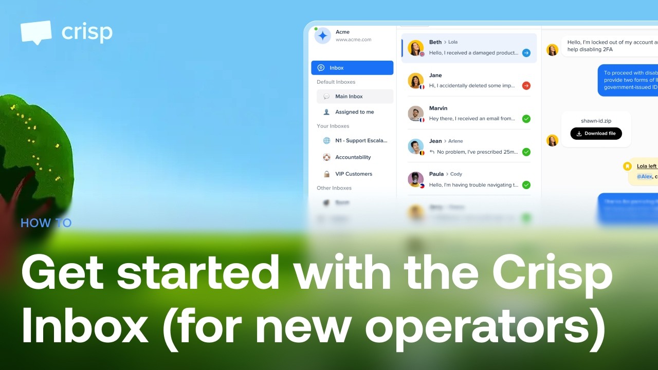 Getting Started with the Crisp Inbox (For New Operators)