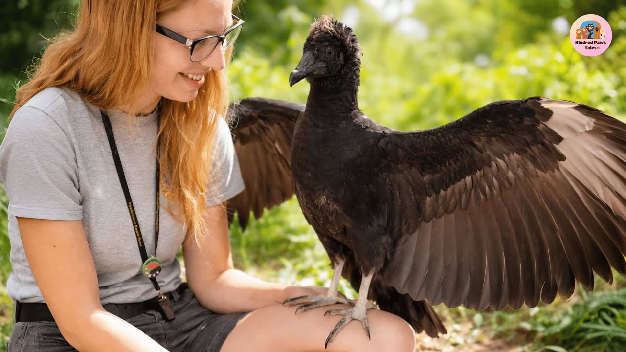 Bash the Black Vulture Who Found a Lifelong Family