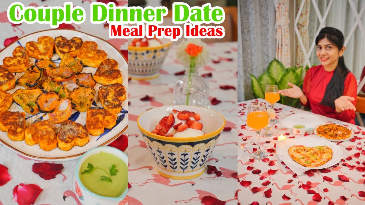 ❤ VALENTINE'S DAY की तैयारी कम खर्चे में 3 रेसिपी के साथ | DINNER DATE Meal Prep at Home ❤