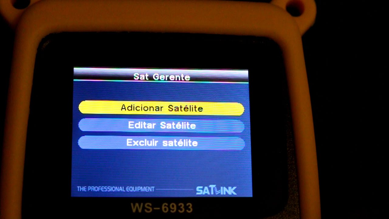 Satlink ws 6933 dvb-s2 configuração, Veja como adicionar satélite e tp