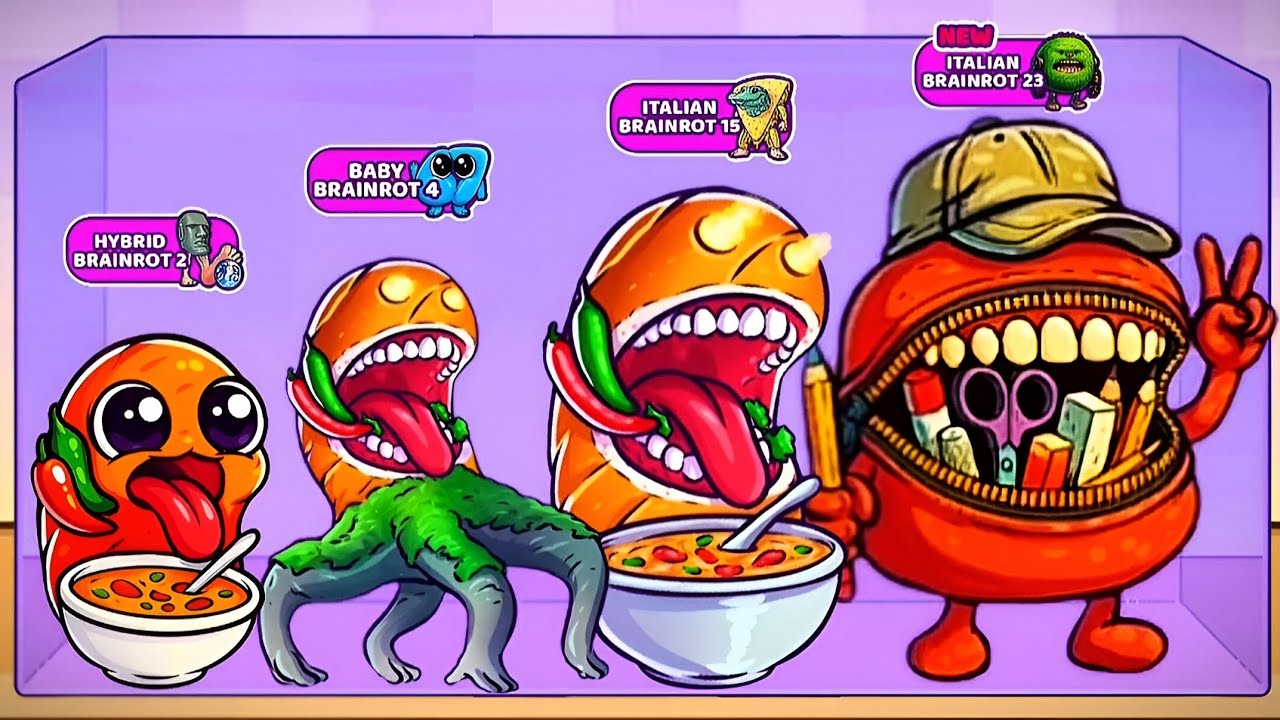 Merge Fellas: Italian Brainrot 23,15,Hybrid Brainrot 2,Baby Brainrot 4 ⁉️ Max Level | Gameplay!