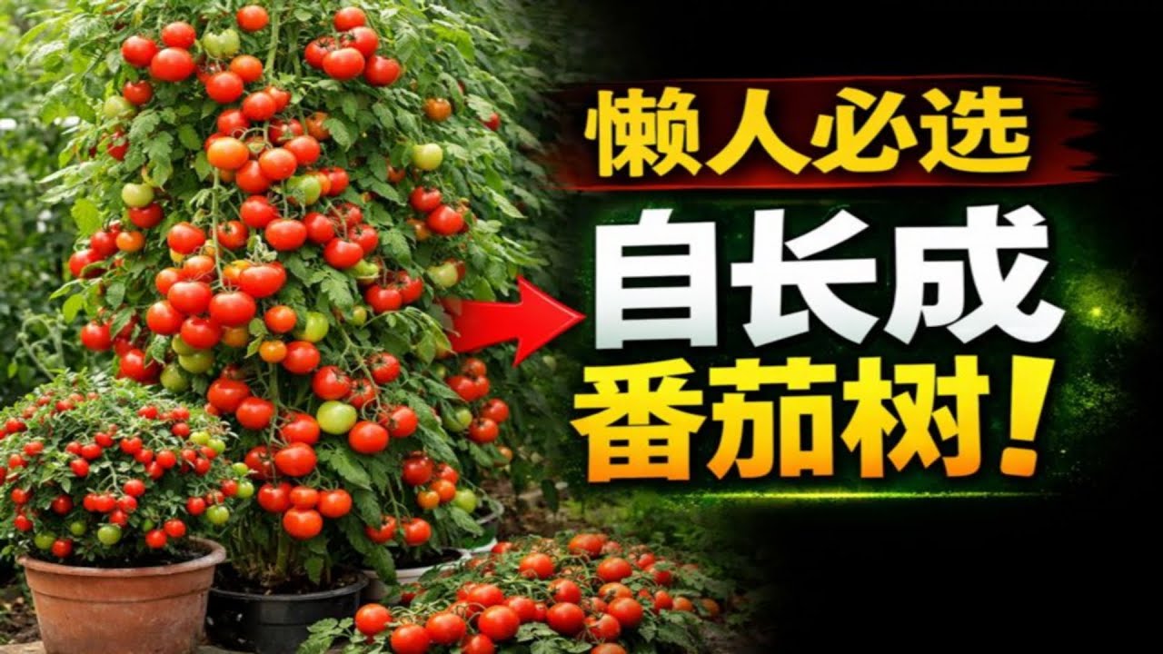 懒人福音！这5种番茄根本不用管，自己长成“番茄树”！