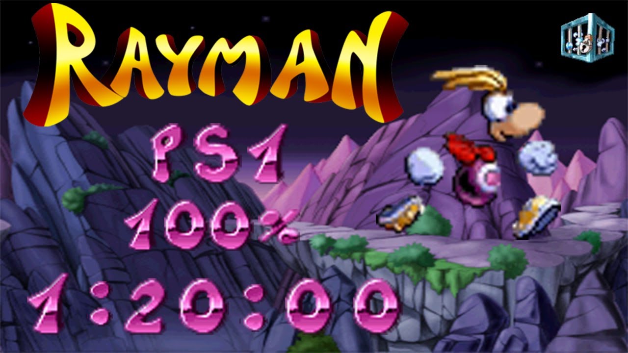 Rayman PS1 100% Speedrun in 1:20:00! 1 SECOND OFF MY GOAL