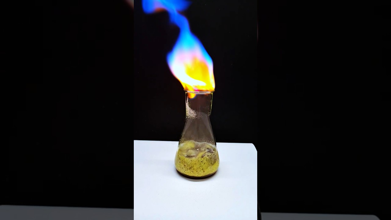 Kann man Flammenfarben mischen?  Alu-Salzs&auml;ure #lehrer #science #chemistry #experiment
