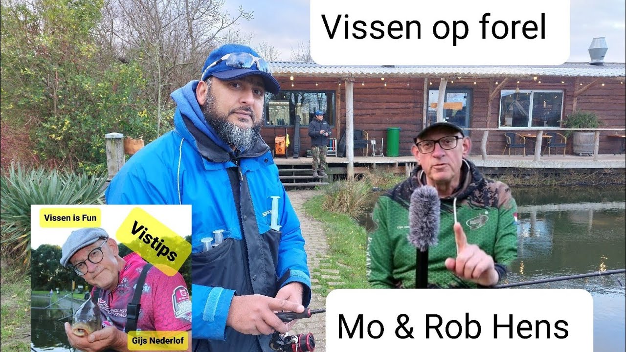 🎣 Vissen op forel met Rob Hens & Mohamed Nizam Maksoedan🎣