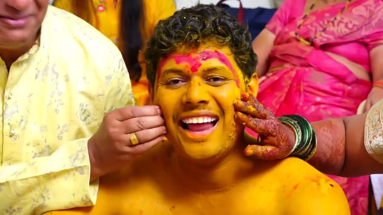 Indian wedding video | Our Huldi Function / Haldi Ceremony / Maharashtrian Huldi