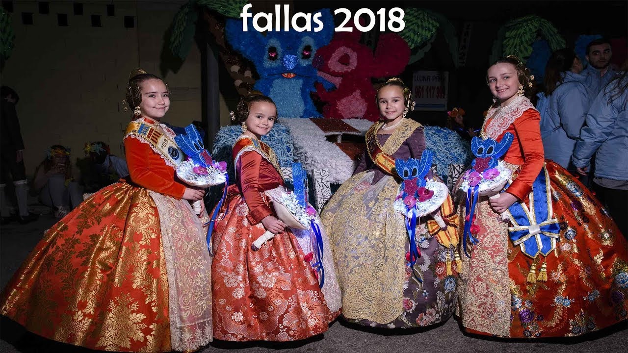 Lo que se hace en fallas vivido por las reinas, fallas 2018