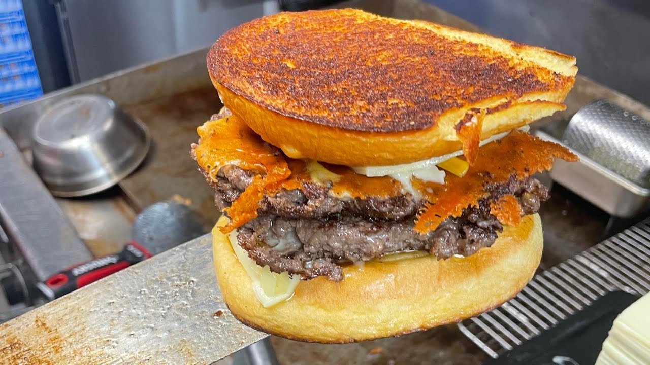 Forget Smash Burgers .. Enter The Slam Burger  POV Drive thru 💪