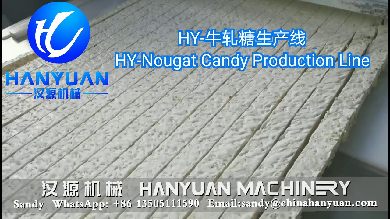 Nougat Candy Production Line | Nougat Candy Bar Making Machine | Nougat Bar Cutting Forming Machine