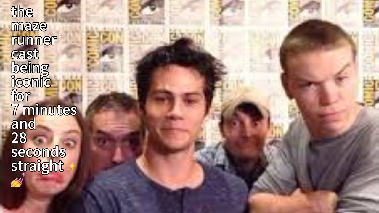 the maze runner cast being iconic for 7 minutes and 28 seconds straight💅✨