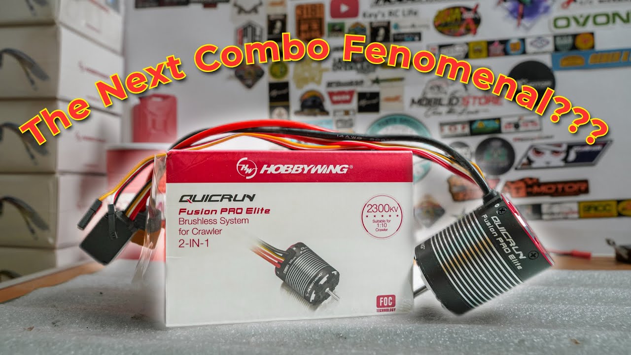 Unboxing & Review Hobbywing Fusion Pro Elite 2300kv 2in1 Combo Motor RC Adventure Indonesia