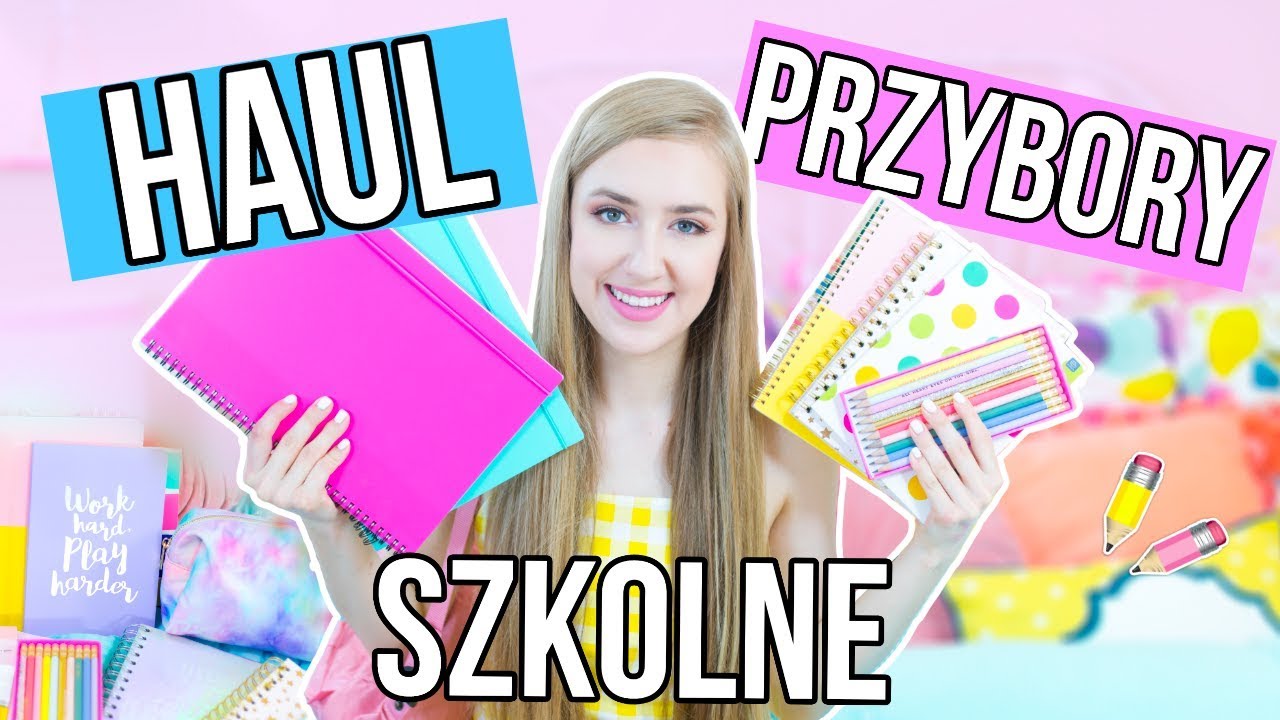 BACK TO SCHOOL HAUL przybory szkolne + ROZDANIE 2017
