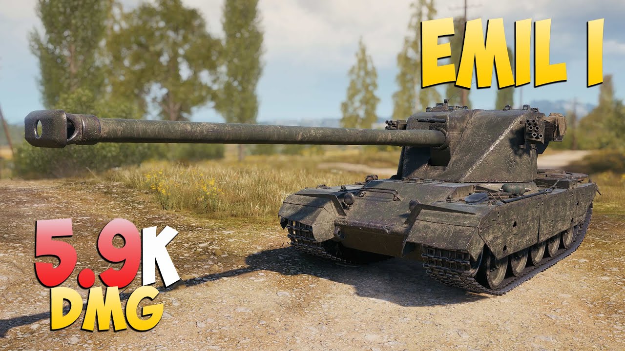 Emil I - 4 Kills 5.9K DMG - Начальный! - Мир Танков