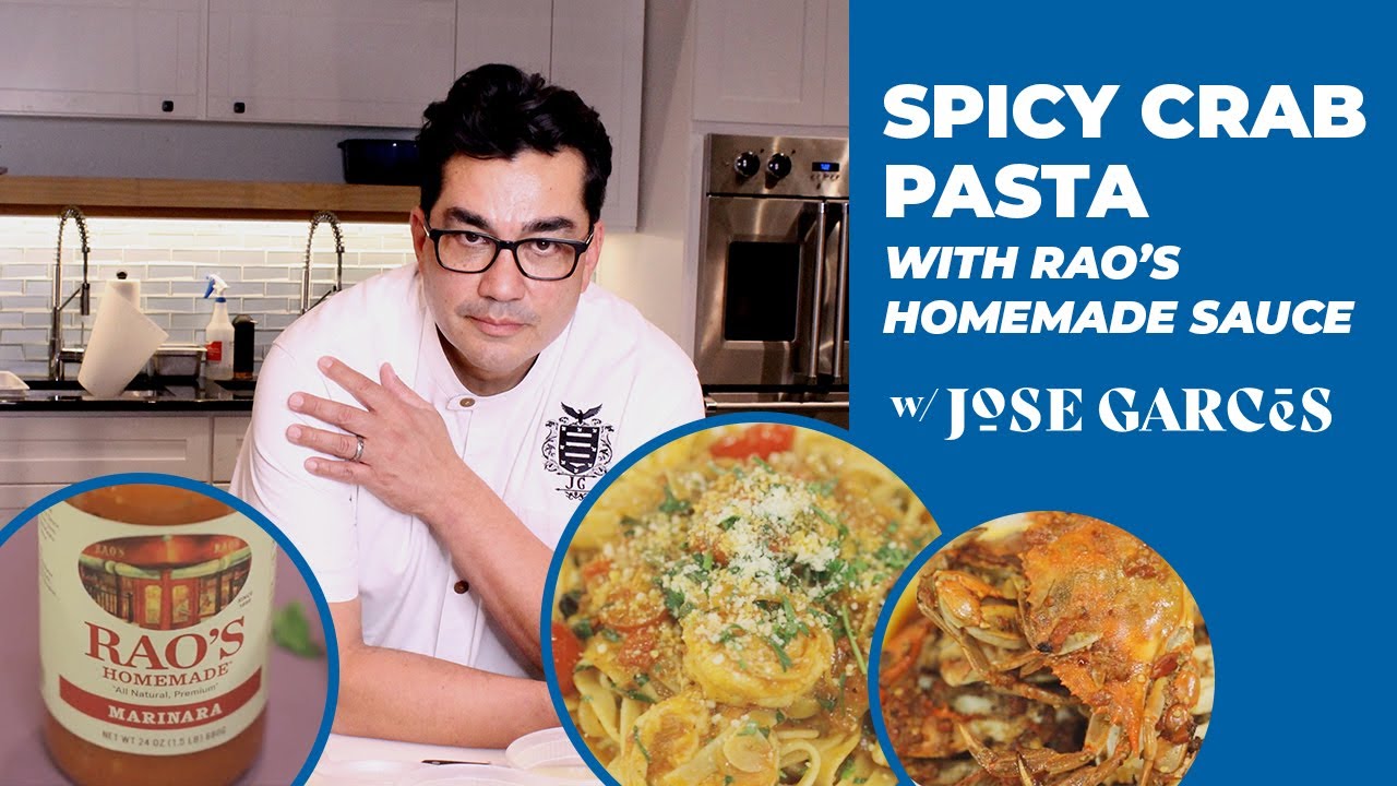 Spicy Crab Pasta | Cooking Space | Chef Jose Garces