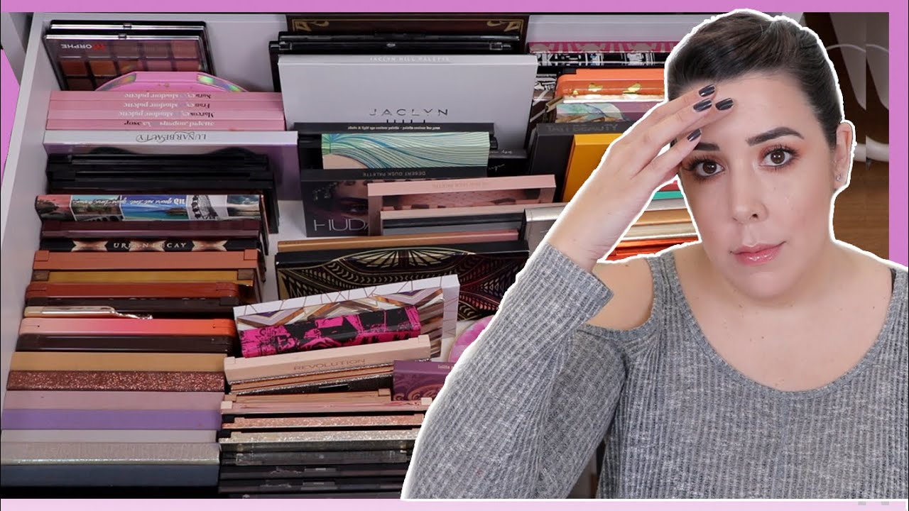 LIMPIANDO MI COLECCIÓN DE PALETAS | DECLUTTERING COLECCIÓN MAQUILLAJE