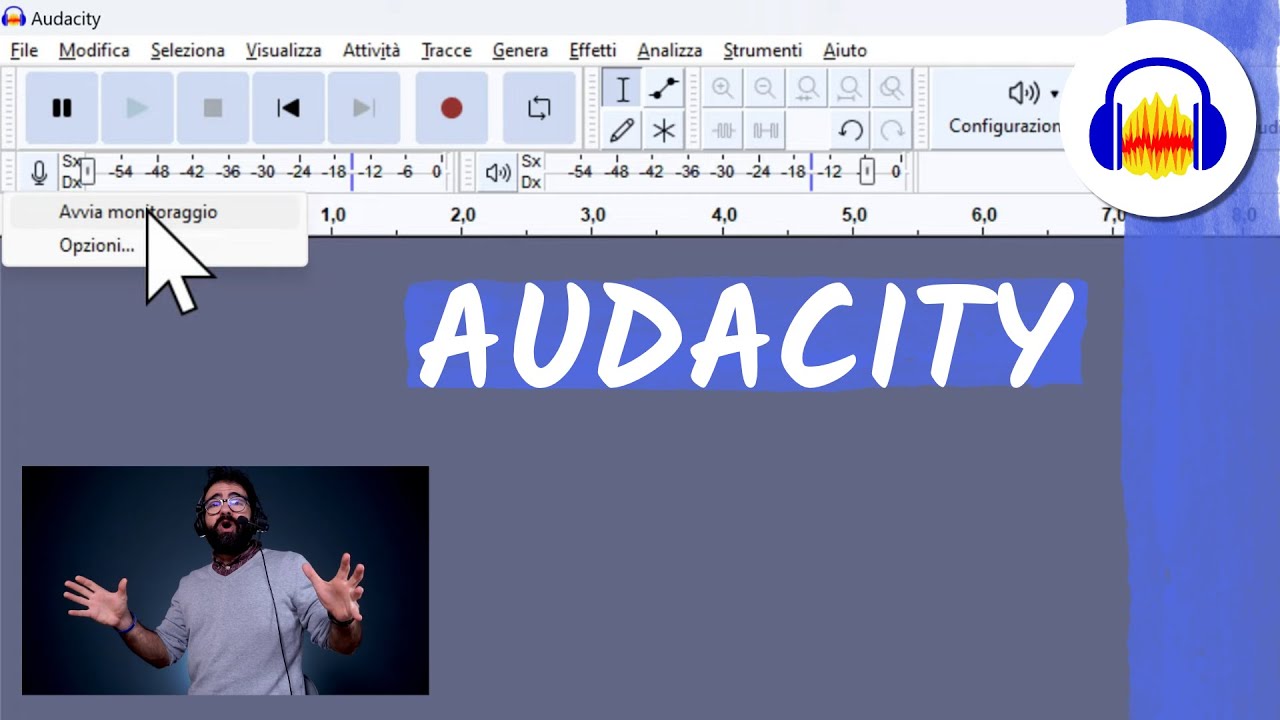 Registrare l'audio del computer gratis e in pochi secondi con Audacity