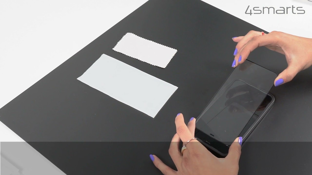 tutorial4smarts Montageanleitung Full Glue Schutzglas mit Montagerahmen