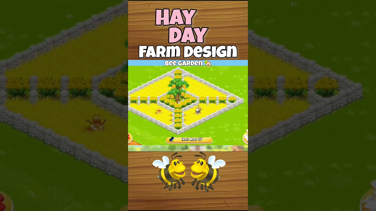 Hay Day Farm Design - Honey Bee Garden 🏡 