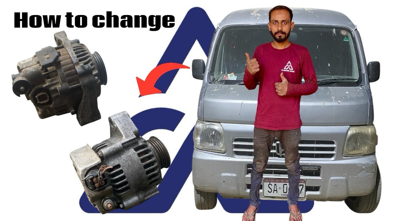 How to change honda acty 660cc dynamo change //honda acty alternator change 